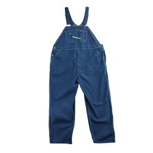 Key Imperial Aristocrat Mens Hi-Back Bib Overalls Indigo Denim Tag 50x30